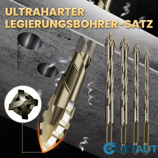 🔥2025 Heißer Verkauf🔥Hochfester Exzenterbohrer-Satz mit 4 Schneiden cetaut