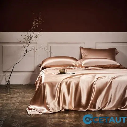Luxuriöses Bettwäscheset – 4er-Pack (1 Bettbezug + 1 Laken + 2 Kissenbezüge) cetaut