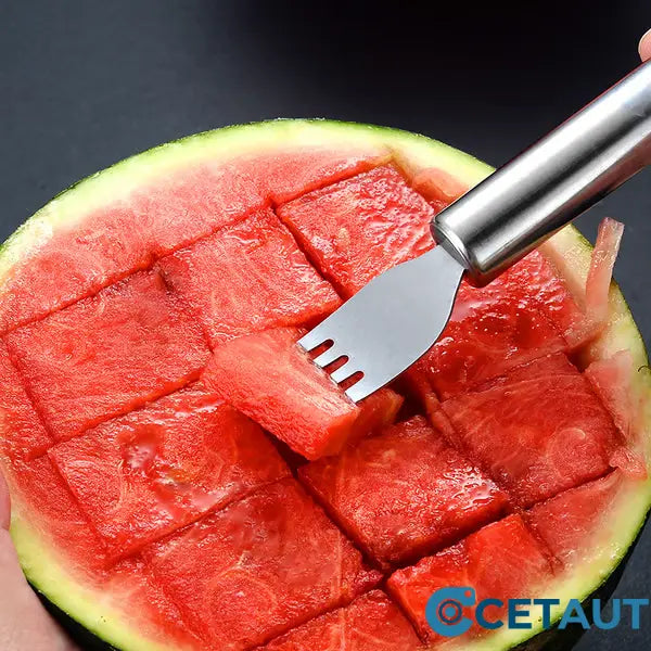 ⏳Begrenzte Zeit 50% Rabatt💥🍉 Mühelose Obstzubereitung-✨ 2-in-1 Obstschneider und -gabel - für schnelles und einfaches Servieren von Obst! 🍓 cetaut
