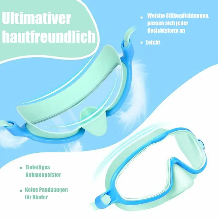 🔥Letzter Tag: 49% Rabatt🏊‍♀️HD-Schwimmbrille für Kinder mit großem Rahmen, wasserdicht und beschlagfrei cetaut