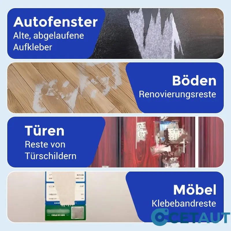 🔥Heißer Verkauf 50% Rabatt🔥Multifunktionaler Klebstoffentferner für verschiedene Oberflächen cetaut