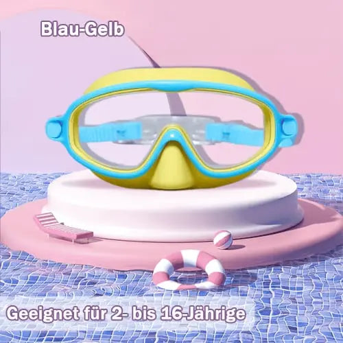 🔥Letzter Tag: 49% Rabatt🏊‍♀️HD-Schwimmbrille für Kinder 3-18 Jahre  mit großem Rahmen, wasserdicht und beschlagfrei cetaut