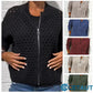 🔥2025 HOT SALE🔥Lässige Damen Strickjacke mit Reißverschluss und hohlem Design👗 cetaut