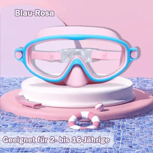 🔥Letzter Tag: 49% Rabatt🏊‍♀️HD-Schwimmbrille für Kinder 3-18 Jahre  mit großem Rahmen, wasserdicht und beschlagfrei cetaut