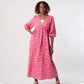 🌈🌻Sommer-Hot-Sale - 51% Rabatt🌸Damenkleid mit V-Ausschnitt und Druck cetaut