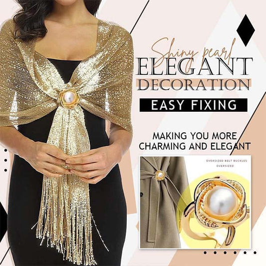 ✨ Elegante französische Mantel-Schal-Schnalle (50 % Rabatt) – Eleganz zum Greifen nah!