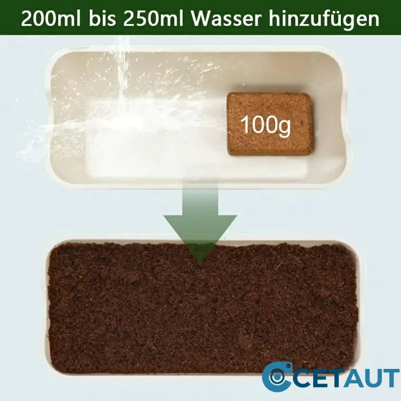 🔥Natürlich wachsen, einfach glücklich!⏰ Organische Kokosnussschalen für Pflanzen🥥🌱 cetaut