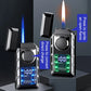 🔥Doppelflammen-Feuerzeug mit LED-Licht – 2 Stück günstiger & ✈️ kostenloser Versand! 💨✨ cetaut