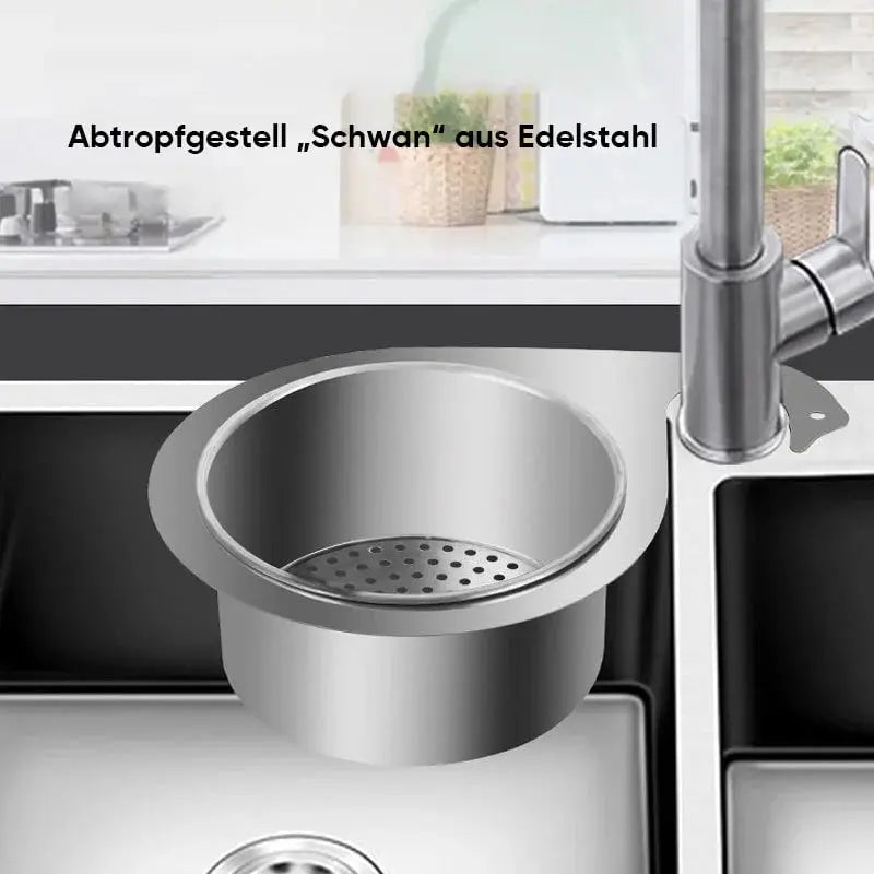 🔥Siebkorb aus Edelstahl in Schwanenform für die Spüle💧 cetaut