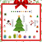 🎅🎄Weihnachts-3D-Cartoon-Magnetaufkleber
