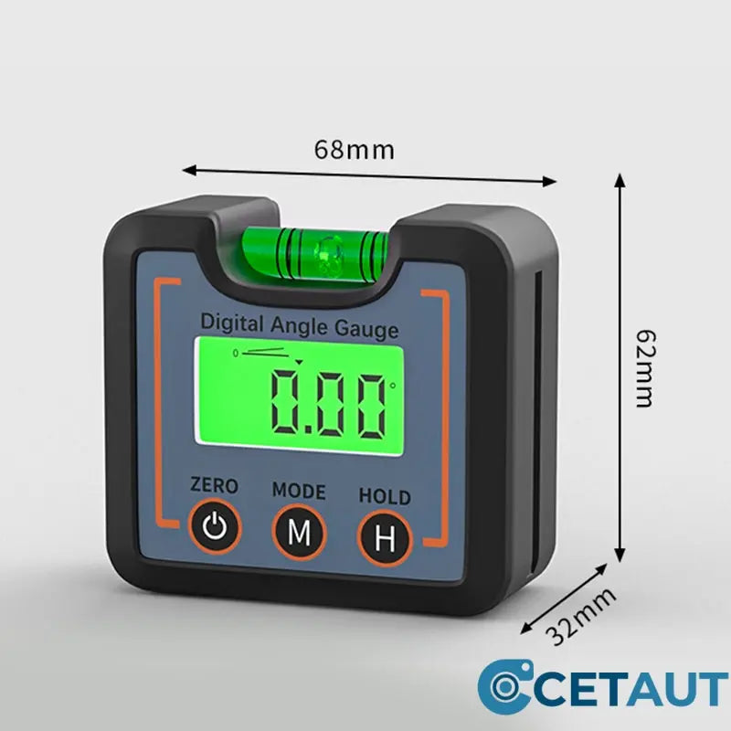 0-360° digitaler, magnetischer, elektronischer Winkelmesser cetaut