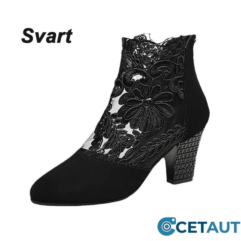 👢✨Damen High Heels mit eleganter Spitze für den Sommer cetaut