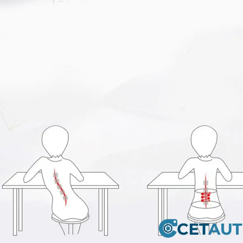 Verstellbarer Lendenwirbelstützgürtel Lower Back Brace cetaut