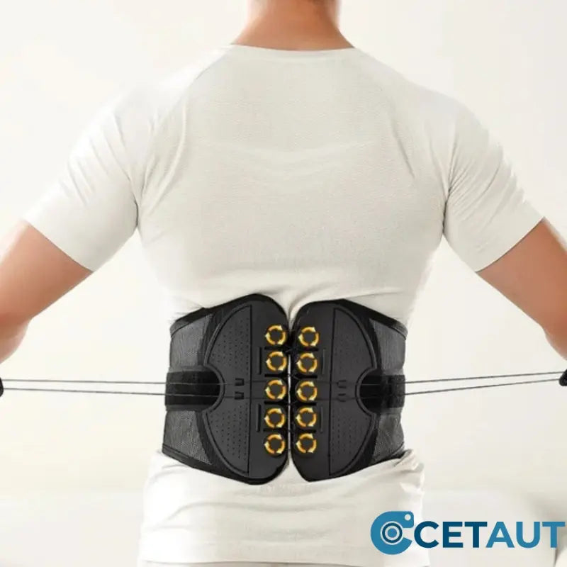 Verstellbarer Lendenwirbelstützgürtel Lower Back Brace cetaut