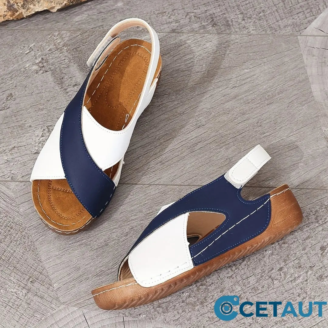 💥Begrenzte Zeit 52% Rabatt💥【EU 36-43】Casualowe zehenoffene Strandsandalen cetaut