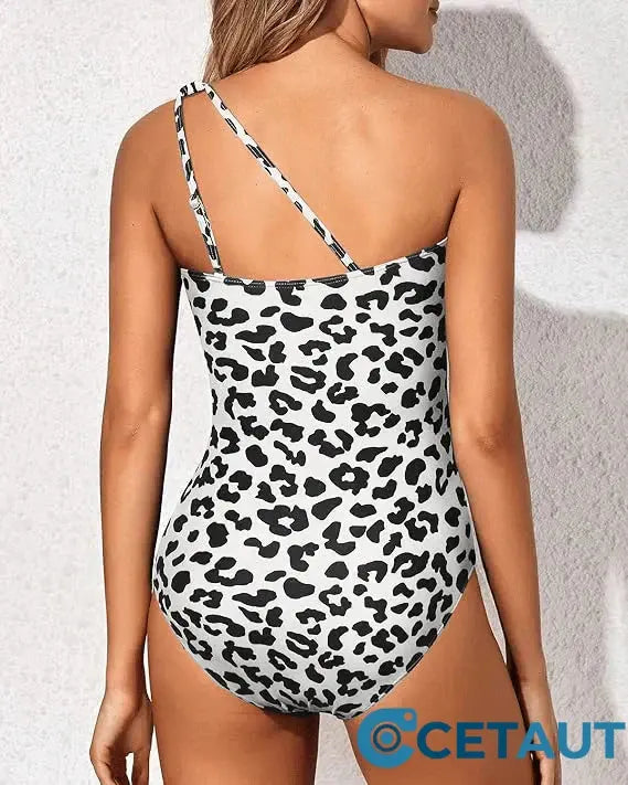 🌸🌼Frühjahrsaktion 49% RABATT🧚Einstückiger asymmetrischer Damen-Badeanzug cetaut