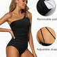 🌸🌼Frühjahrsaktion 49% RABATT🧚Einstückiger asymmetrischer Damen-Badeanzug cetaut