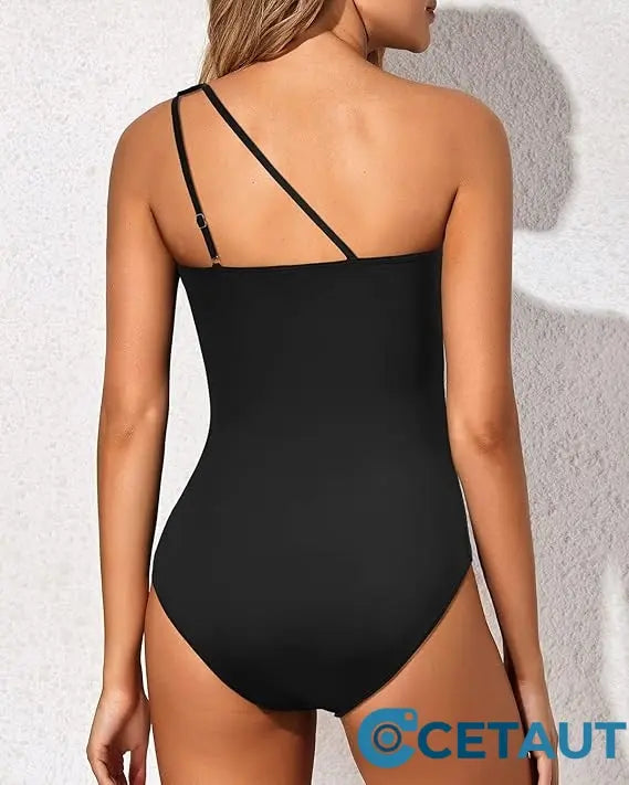 🌸🌼Frühjahrsaktion 49% RABATT🧚Einstückiger asymmetrischer Damen-Badeanzug cetaut