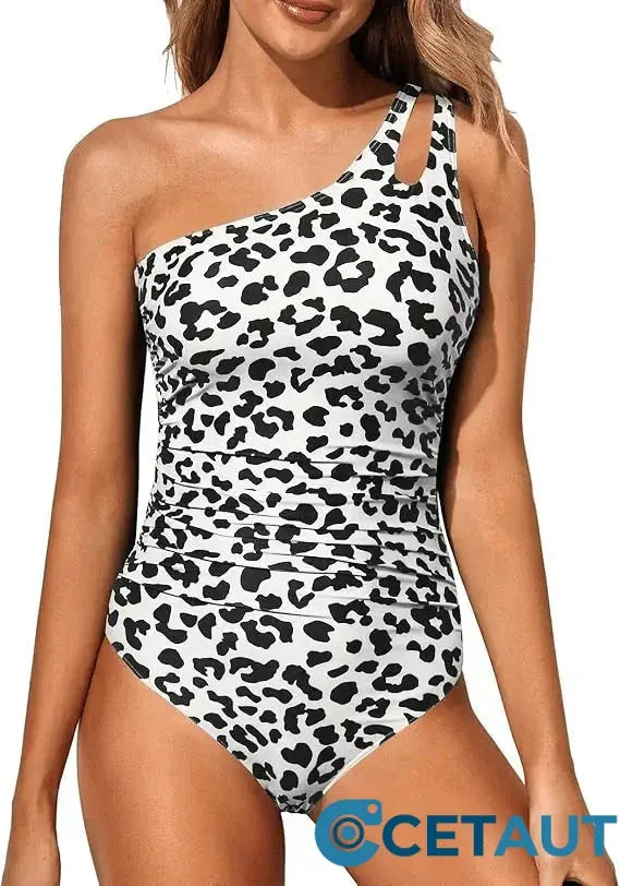 🌸🌼Frühjahrsaktion 49% RABATT🧚Einstückiger asymmetrischer Damen-Badeanzug cetaut