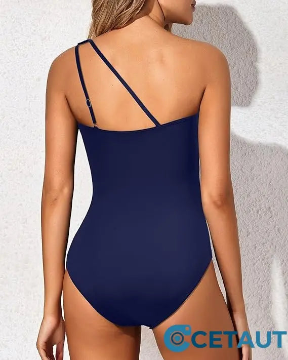 🌸🌼Frühjahrsaktion 49% RABATT🧚Einstückiger asymmetrischer Damen-Badeanzug cetaut