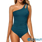 🌸🌼Frühjahrsaktion 49% RABATT🧚Einstückiger asymmetrischer Damen-Badeanzug cetaut