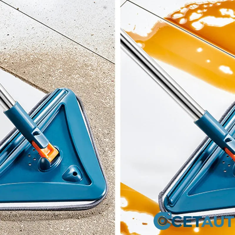 Mehrzweck 360 ° Rotatable Dreiecksreinigungsmop cetaut