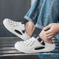 ✈️Atmungsaktive Slip-On-Sandalen für Herren👣Zwei Arten, ein Paar Schuhe zu tragen👣 cetaut