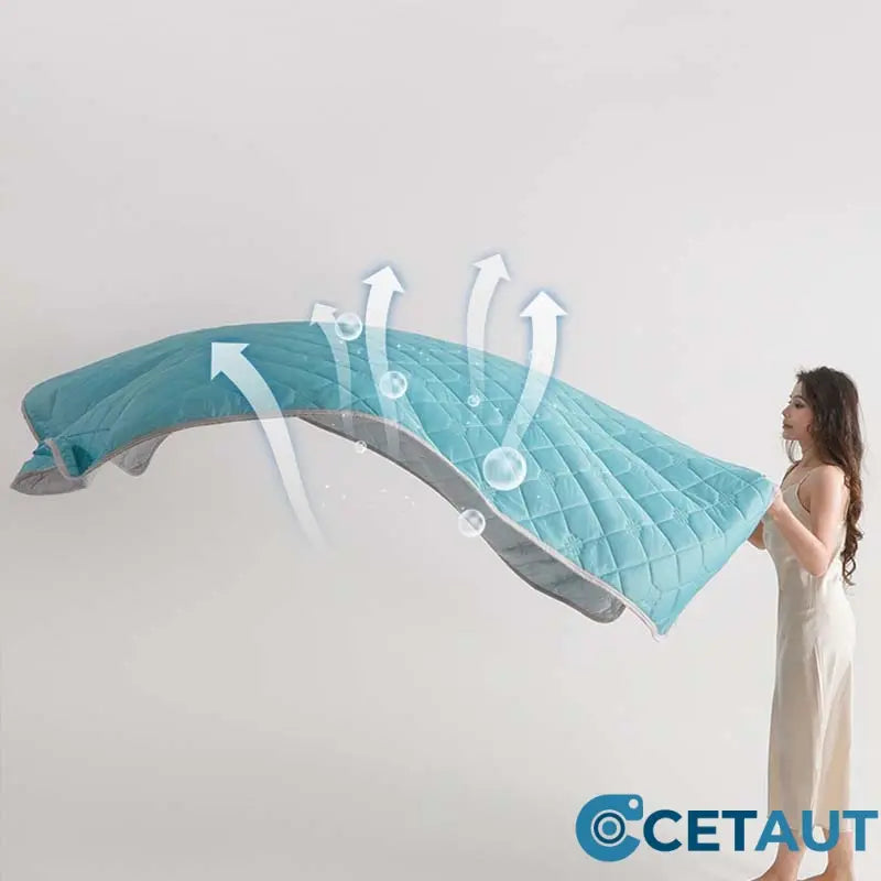 💤 Letzter Tag - 49% RABATT ❄️ Atmungsaktive, bedruckte, waschbare Sommer-Kühldecke-Kühlende Bettdecke für erholsamen Schlaf 🛏️ Atmungsaktiv & Waschbar cetaut