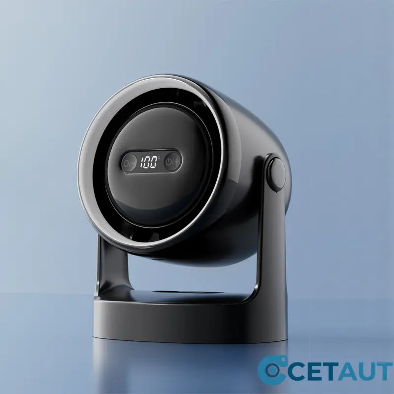 🌬️Leise. Frisch. Immer bereit-3-in-1 LED-Licht & integrierter Aromatherapie-Diffuser leiser Mini-Ventilator cetaut