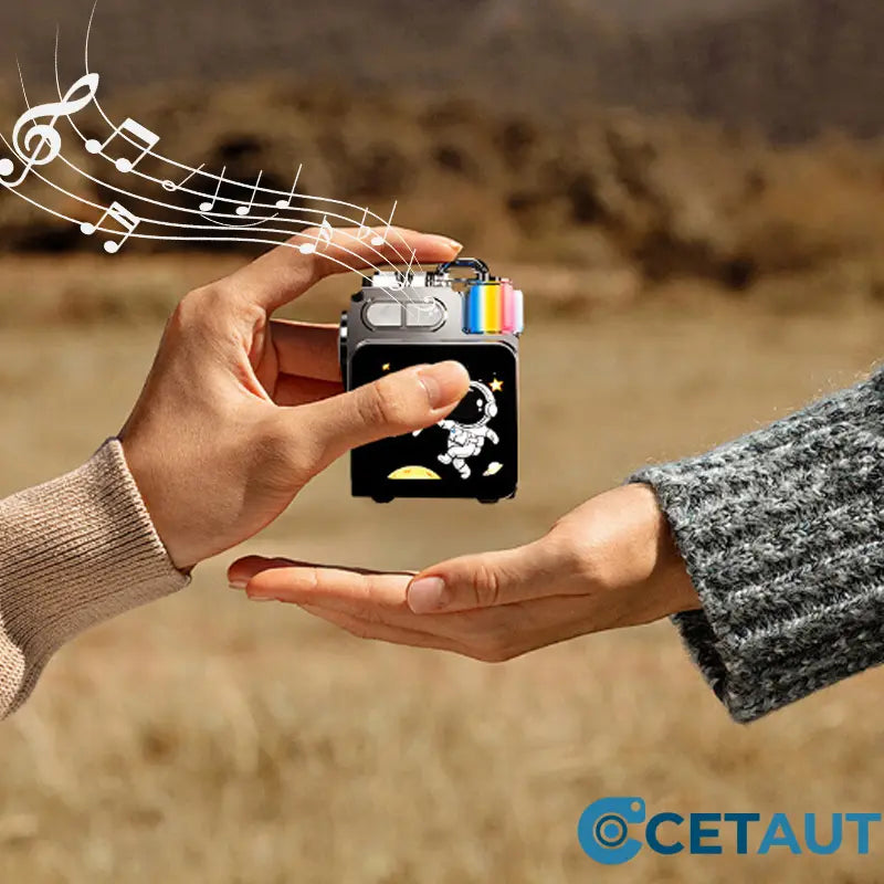 🎵Deutsches Design. Weltklang. Unverwüstlich-Tragbarer drahtloser Bluetooth-Lautsprecher cetaut