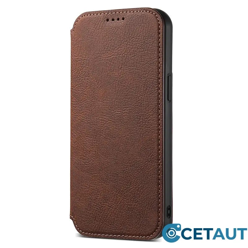 Magnetische Flip-Wallet-Hülle für die iPhone-Serie cetaut