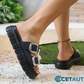 Design-Coole Sandalen mit extra-dicker Sohle für maximalen Komfort- mit offener Zehenpartie und Ausschnitt cetaut