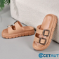 Design-Coole Sandalen mit extra-dicker Sohle für maximalen Komfort- mit offener Zehenpartie und Ausschnitt cetaut