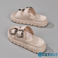 Design-Coole Sandalen mit extra-dicker Sohle für maximalen Komfort- mit offener Zehenpartie und Ausschnitt cetaut