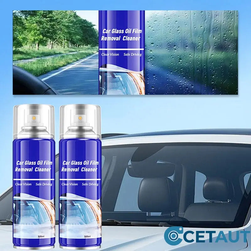 Autoglasreiniger zur Entfernung von Ölfilmen cetaut