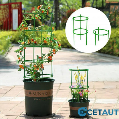 🌱Modul-Pflanzenstütze: Einfach Bauen, Starke Hilfe🌱Abnehmbare Stützpfähle für Blumen und Früchte cetaut