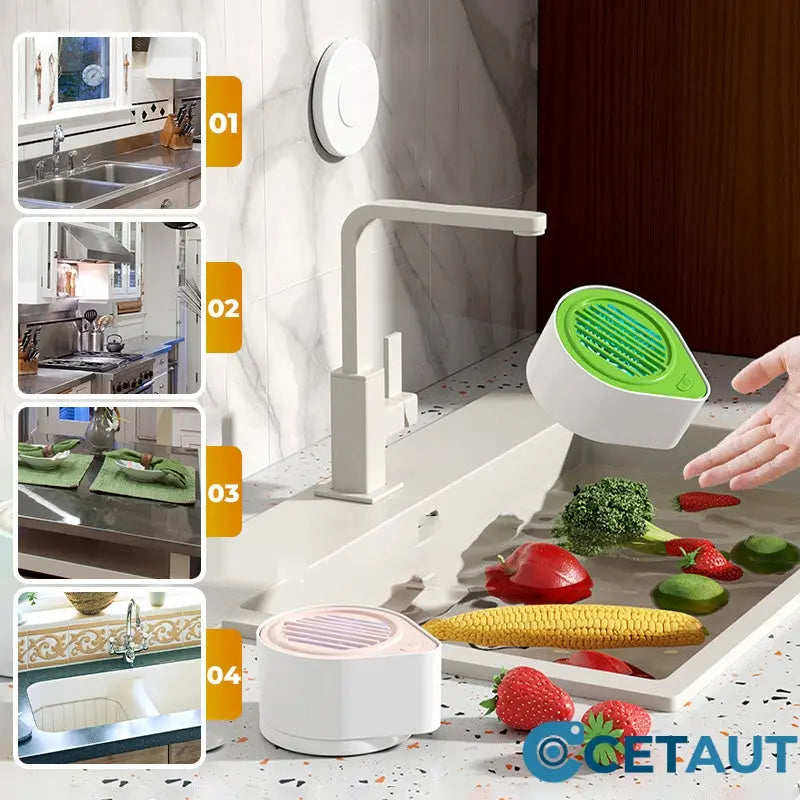 ⏳Zeitlich begrenztes Sonderangebot⏰Tragbarer, wiederaufladbarer Obst- und Gemüsereiniger🥬🍉 cetaut