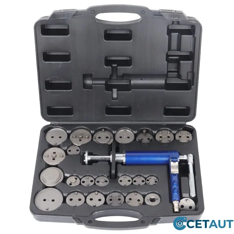 【20 € Rabatt für Neukunden】24-teiliges Druckluft-Bremskolbenrücksteller-Set – Für schnelles & sicheres Arbeiten an Scheibenbremsen cetaut