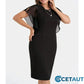 💃Elegant. Bequem. Perfekt für jeden Anlass💫Einfarbiges Midikleid mit Rundhalsausschnitt cetaut
