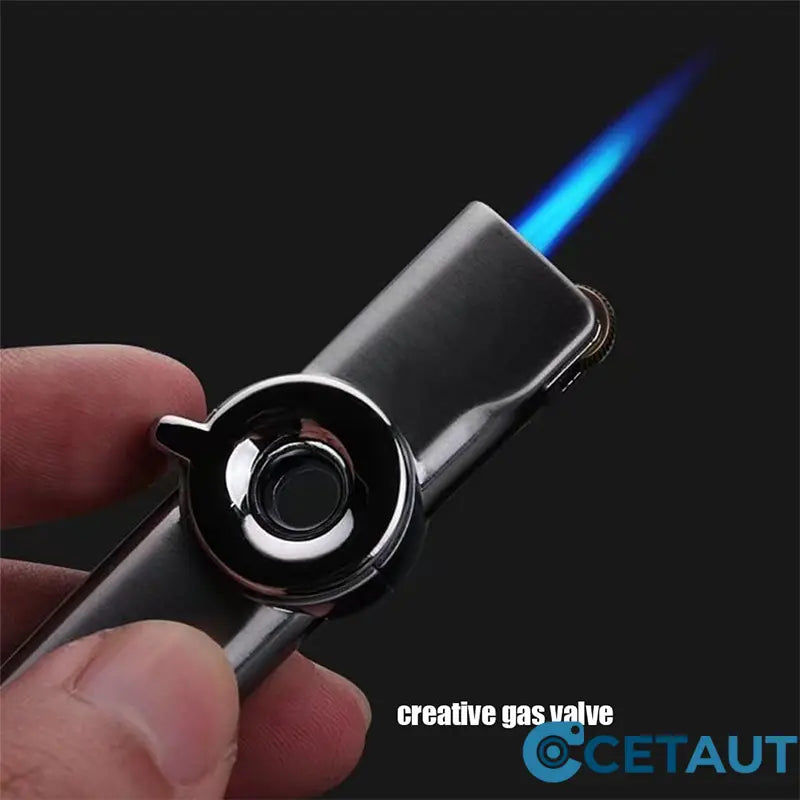 Compact Windproof Lighter with Adjustable Flame cetaut