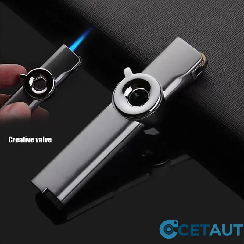 Compact Windproof Lighter with Adjustable Flame cetaut