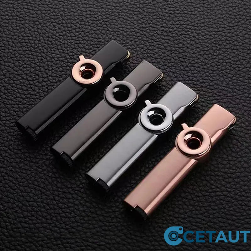 Compact Windproof Lighter with Adjustable Flame cetaut