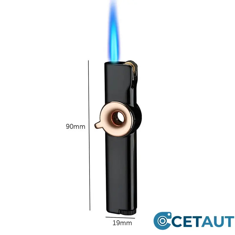 Compact Windproof Lighter with Adjustable Flame cetaut