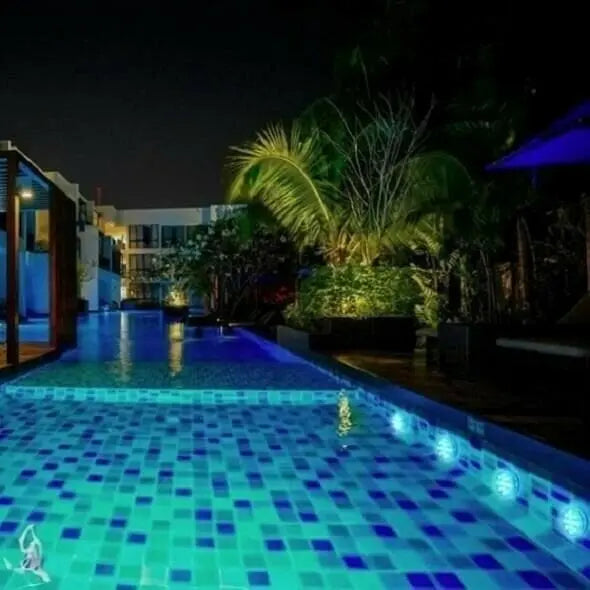 🌈Wasserdichte Unterwasser-Poolbeleuchtung mit 16 Farben & Funkfernbedienung (5m) – 10x LED für helle Beleuchtung🏖️ Ideal für Pool, Gartenparty, Whirlpool cetaut
