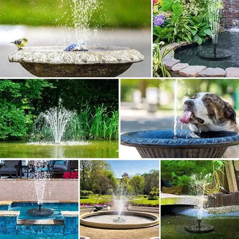 Bausatz für eine solarbetriebene Vogelfontäne cetaut
