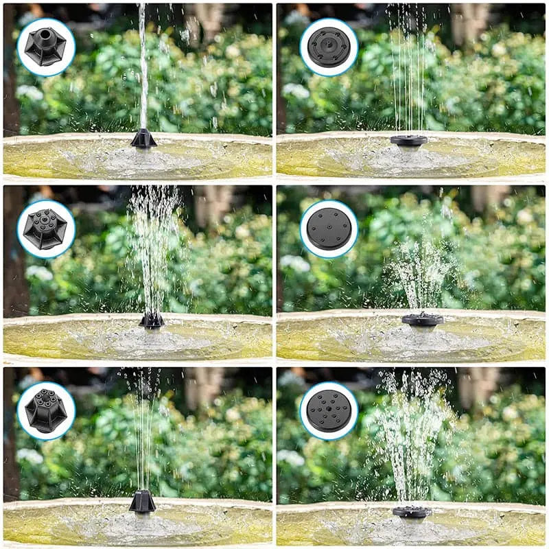 Bausatz für eine solarbetriebene Vogelfontäne cetaut