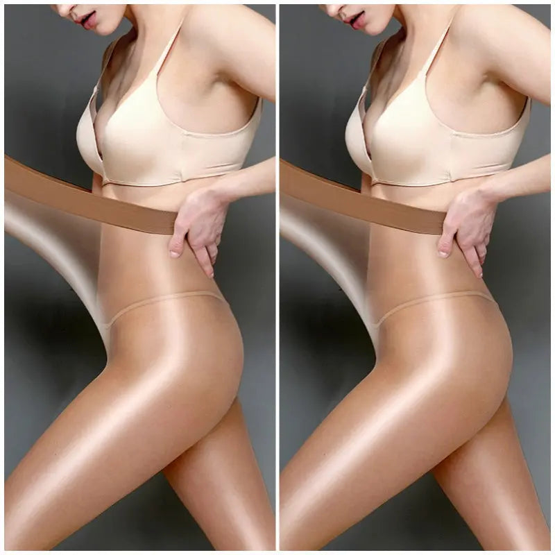 2er Pack Strumpfhosen Damen 60/70 DEN Transparent Feinstrumpfhose Reißfest Seidenstrumpfhose Komfortbund Seidig Stützstrumpfhose Druckfreier High Waist cetaut