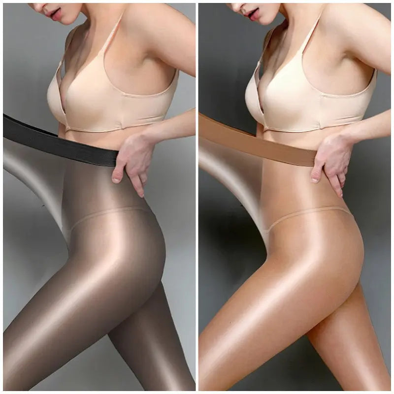 2er Pack Strumpfhosen Damen 60/70 DEN Transparent Feinstrumpfhose Reißfest Seidenstrumpfhose Komfortbund Seidig Stützstrumpfhose Druckfreier High Waist cetaut