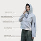 🎁3-in-1 wasserdichte Damenjacke – Schutz vor Regen, Wind und Kälte cetaut