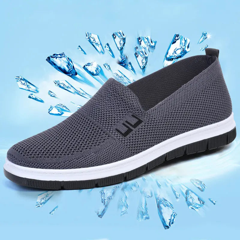 Breathable mesh casual slip-on shoes cetaut